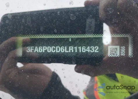 2020 Ford Fusion Sel from USA, damaged, VIN 3FA6P0CD6LR116432